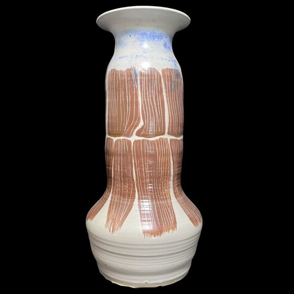 Vintage 1960s Signed Gordon Pottery - Salem, Ontario Canadian Pottery Art Vase - Picture 2 of 11